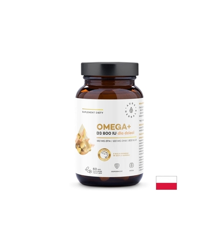 Грижа за мозъка и костите Омега-3 500 mg + Витамин D3 800 IU 60 капсули