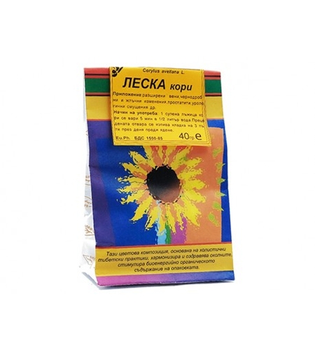 Леска – изсушена кора от Corylus avellana