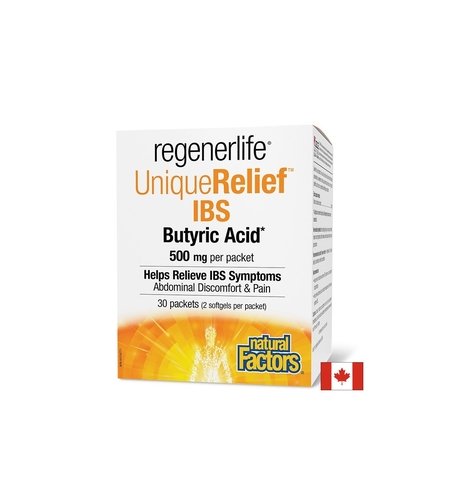 Бутирова киселина 250 mg Regener Life x 30 индивидуално опаковани пакетчета х 2 софтгел капсули, 60 бр в опаковка