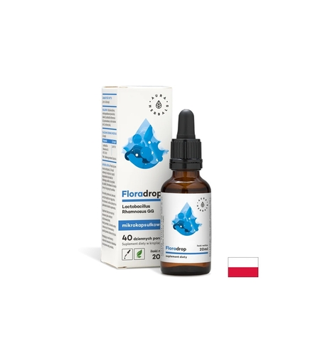 Флорадроп /Пробиотични капки 2 млрд. активни пробиотици/, 20 ml Aura Herbals