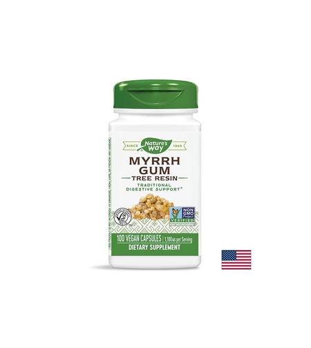 Myrrh Gum Tree Resin/ Смирна (смола) 550 mg х 100 капсули  Nature’s Way