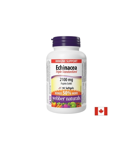 Имунитет - Ехинацея (тройно стандартизиран екстракт) 2100 mg, 90 софтгел капсули