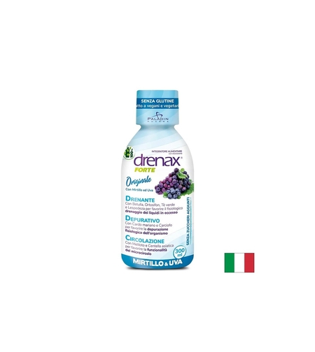 Диуретична формула с гроздово семе и синя боровинка - Дренакс - Drenax® Forte, 300 ml, 10 дози