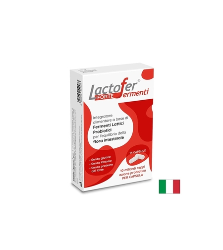 Пробиотик Lactofer® Форте - За чревен комфорт и имунна защита, 14 капсули