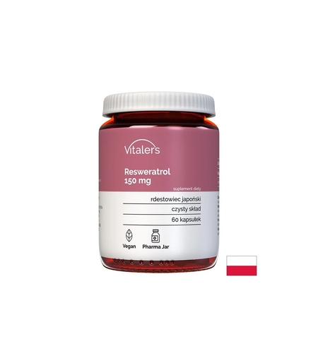 Ресвератрол – Дълголетие и клетъчно подмладяване, 150 mg, 60 капсули