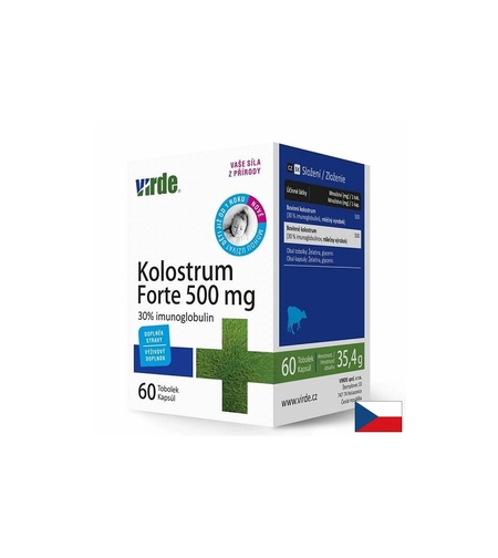 Kolostrum Forte Говежда коластра – Силен имунитет, 500 mg, 60 капсули
