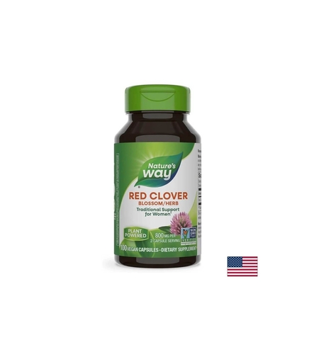 Red Clover Blossom Herb/ Червена детелина (цвят и билка) 400 mg х 100 капсули Nature’s Way