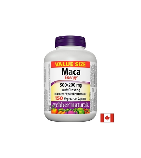 Maca Energy with Ginseng - Мака и Корейски женшен, 150 капсули