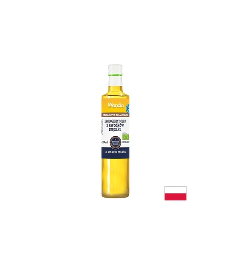 Масло от рапица с вкус на краве масло (студено пресовано), БИО, 500 ml
