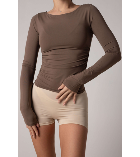 Stone Long-Sleeve top