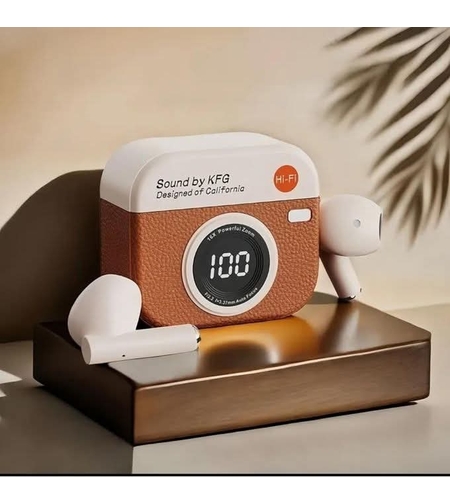 Дизайнеpcku Bluetooth слушалкu с винтидж кейс фотoanapam с дисплей NOSTALGIA