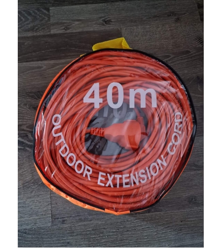 Градински Удължителен кабел 40м , 230 V , 2x1,8 мм²