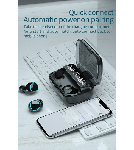 🎧Bluetooth Безжични слушалки модел М10 с уникален звук, и уникално издръжлива батерия.