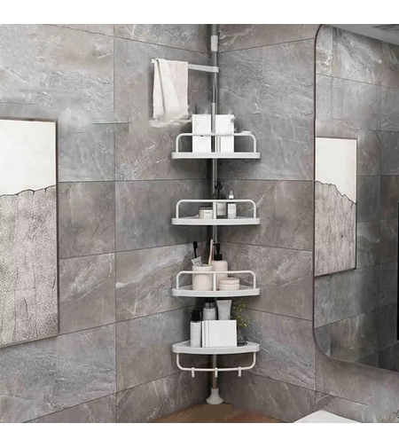 Регулируем голям ъглов рафт-етажерка за баня Multi Corner Shelf