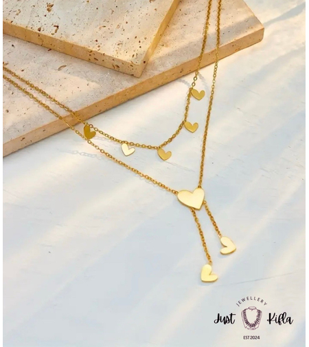 Колие Gold Heart