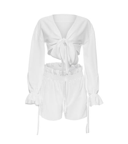 Linen Top White Sapphire Color White