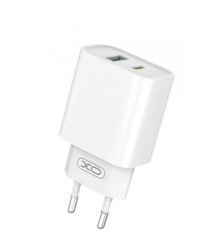 XO-CE02A 20W PD+QC Адаптер с изх. USB-C и USB