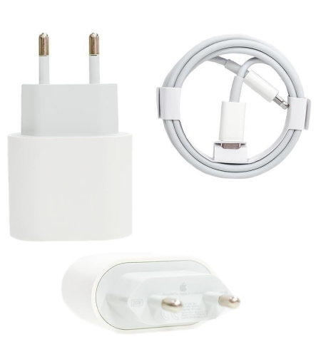 ЗАРЯДНО УСТРОЙСТВО 220V TYPE C -LIGHTNING
