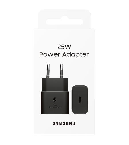 ОРИГИНАЛЕН АДАПТЕР  SAMSUNG 25W ЧЕРЕН