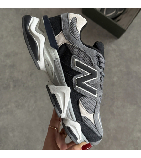 New Balance 9060 black with castlerock 9060era