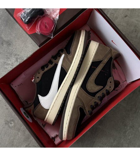 Air Jordan 1 Low OG x “Travis Scott  Dark Mocha”