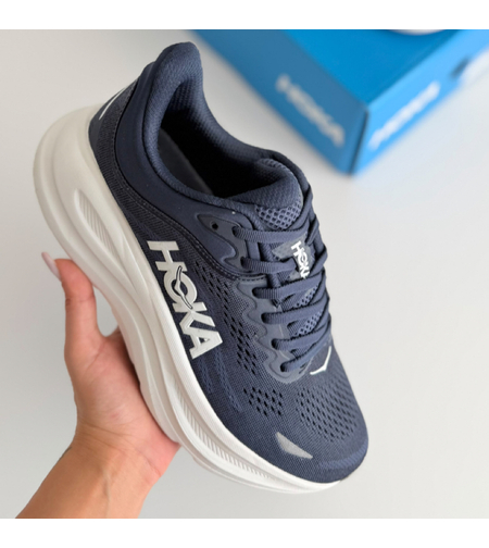 Hoka Bondi 9 "Varsity Navy White"
