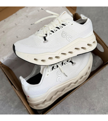 On Running Cloudsurfer Max "All White"