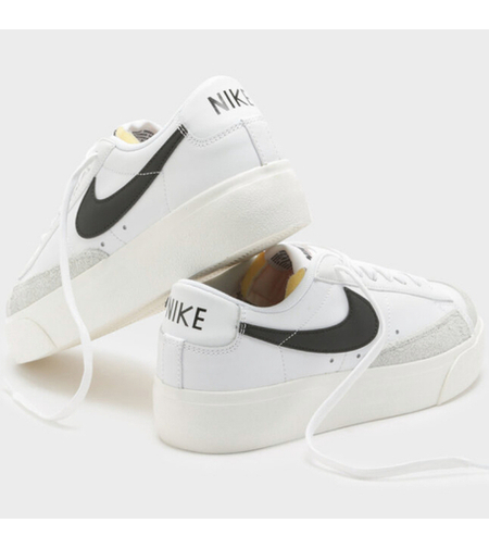 Blazer Low Platform White & Black
