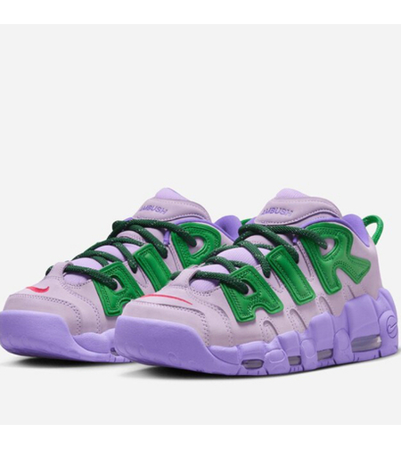 Air More Uptempo Low x AMBUSH Lilac and Apple Green