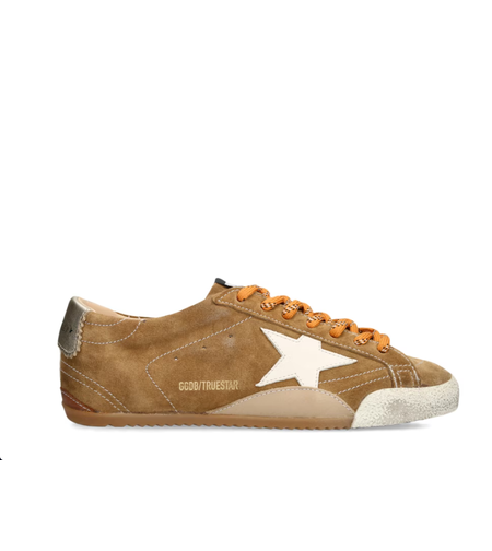 Golden Goose Ball Star Suede – Brown / White Star