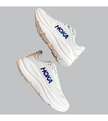 Hoka Bondi “Grey White” Men