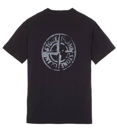 Stone Island Compass Logo T-Shirt – Black