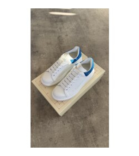 Mcqueen Swarovski “White Blue”