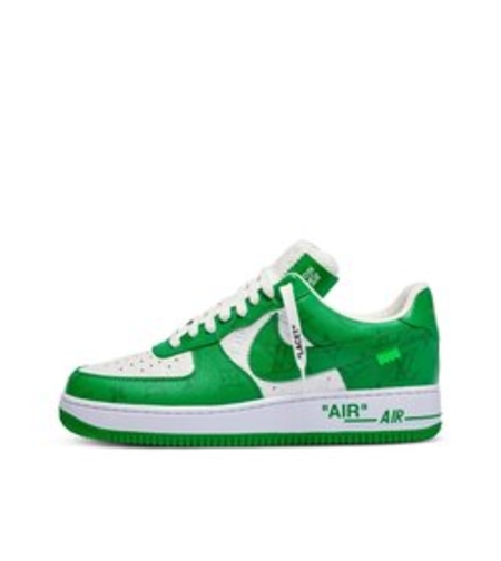 Louis Vuitton x Air Force 1 White Green