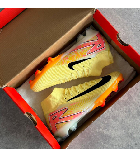 Nike Mercurial Zoom Superfly 9 Elite Fg Erkek Sarı  Futbol Krampon