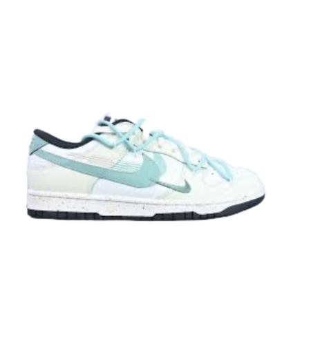 DUNK LOW ‘MULTIPLE AQUA SWOOSHES’ SAIL BLACK