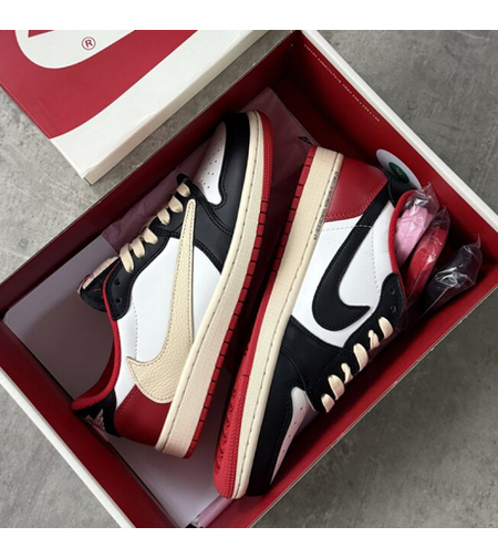 Air Jordan 1 Low OG x “Travis Scott” Black Red