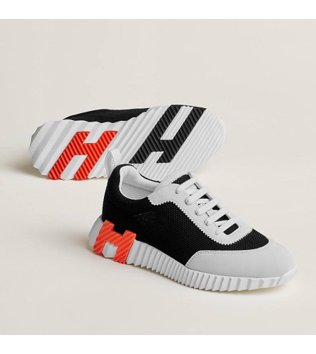 Hermès Bouncing Sneaker „Graphic Mesh & Suede Goatskin“