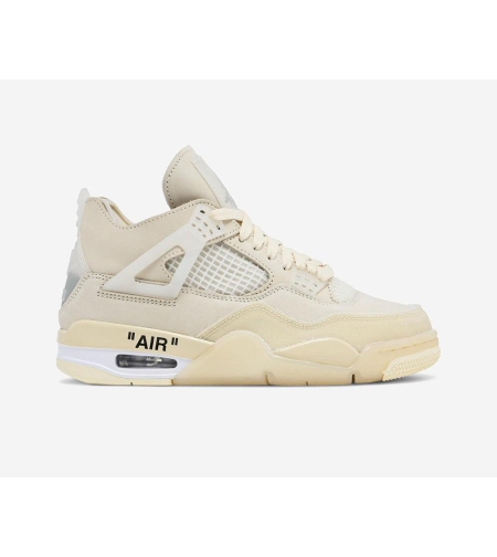 OFF-WHITE x Air Jordan 4 SP 'Sail' (OUTLET)