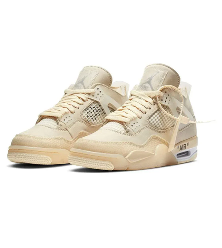 OFF-WHITE x  Air Jordan 4 SP 'Sail'