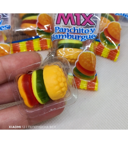 Бонбон Желиран хамбургер/ хот дог