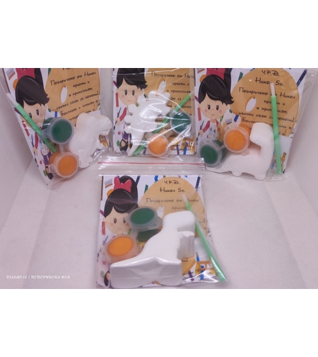 Керамичен комплект за оцветяване - 1бр. фигурка