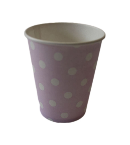 ПАРТИ ЧАШКИ РОЗОВИ НА БЕЛИ ТОЧКИ