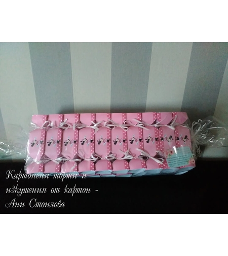 Картонен бонбон Мини Маус /  Minnie mouse