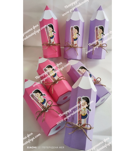 Картонен молив  с Момиченце (5)