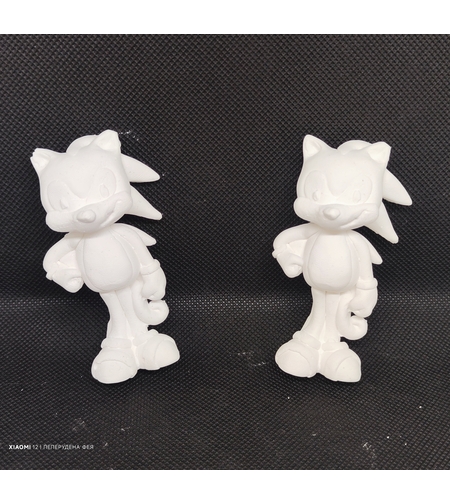 СОНИК  1бр.фигурка + 2бр. боички + 1бр. четка