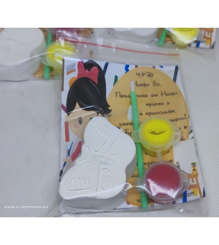 Керамичен комплект за оцветяване - 1бр. фигурка 