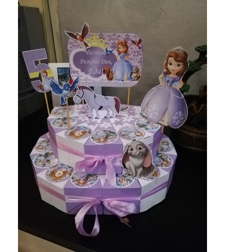 Картонена торта ПРИНЦЕСА СОФИA  / Princes Sofia