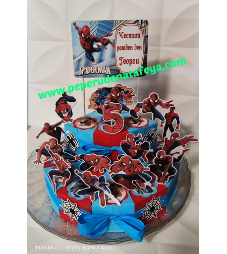 Картонена торта  СПАЙДЪРМЕН  2 / Spiderman 2