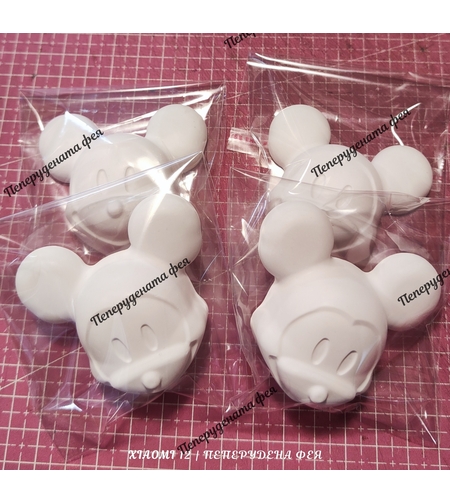 МИКИ МАУС - 1бр. бяла фигурка